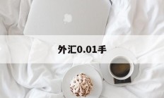 外汇0.01手(外汇001手会爆仓吗)